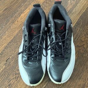 Men's Jordans Black and White Golf Shoes